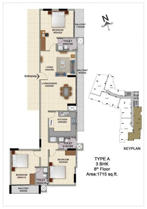 PRS Param Ratna - Floor Plan