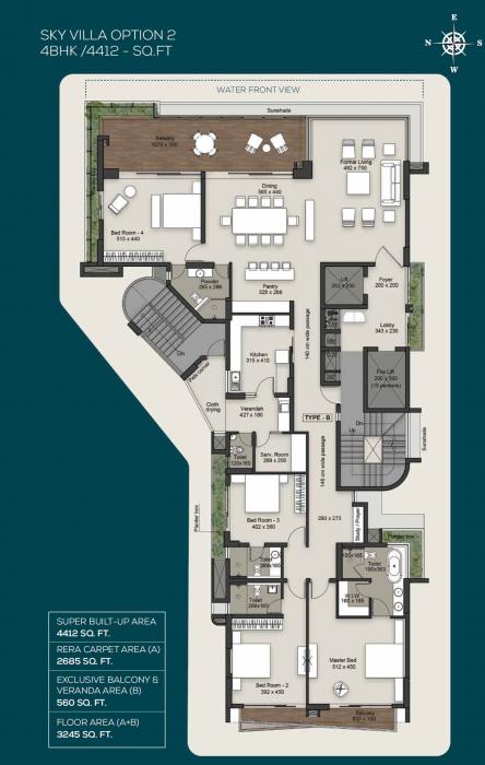 The Reef - Floor Plan