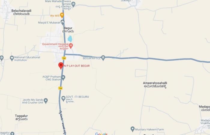 N P Layout Beguru - Locality