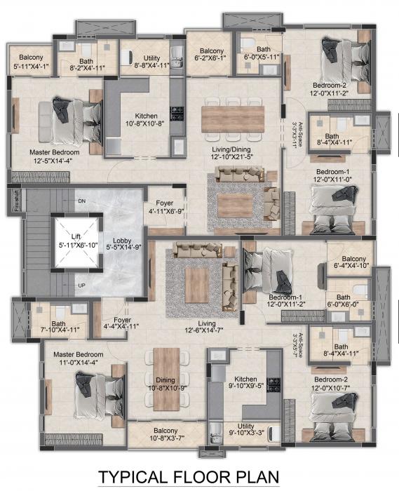 Pushkars Temple Tree - Site Plan