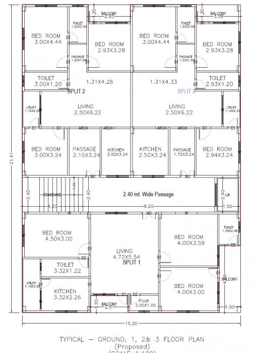 Gowtham Sai Gowtham Residency - Master Plan