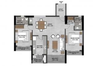 Hilite Olympus - Floor plan