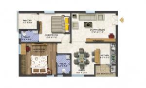Aaditri's Elite - Floor plan