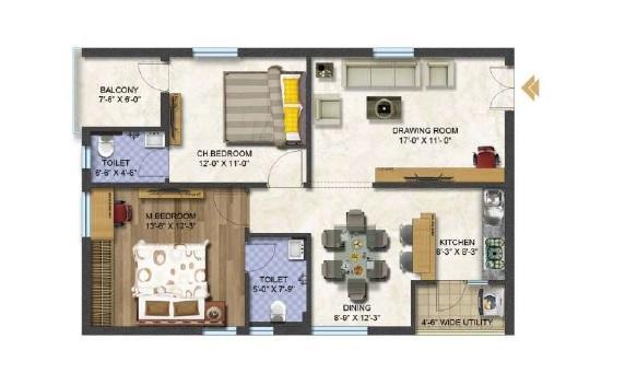 Aaditri's Elite - Floor Plan