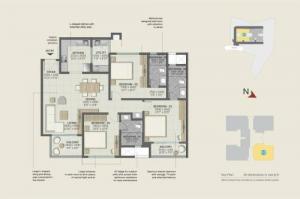 Sobha Ridge - Whispering Hill - Floor plan