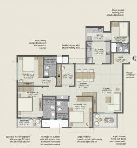 Sobha Ridge - Whispering Hill - Floor plan