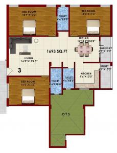 Patteeswara Heritage - Floor plan