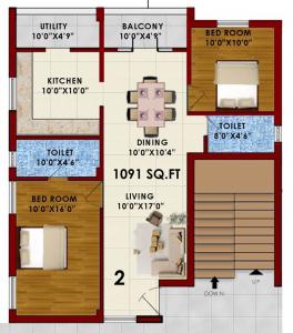 Patteeswara Heritage - Floor plan