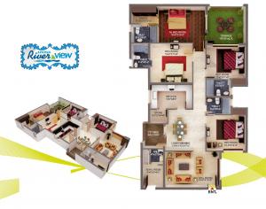 Aparna River View - Floor plan