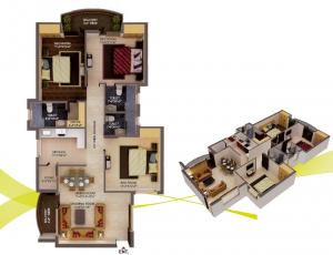 Aparna River View - Floor plan