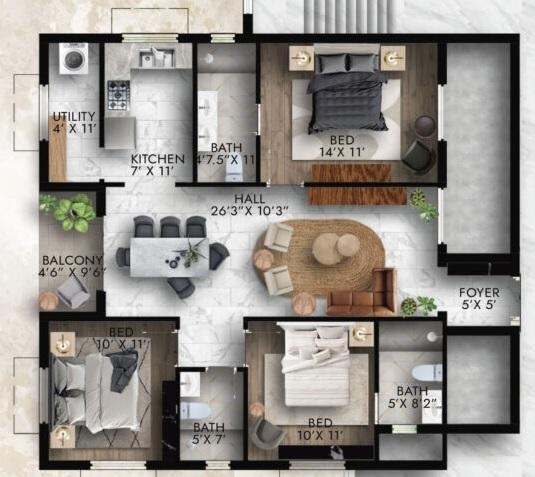 Rams Lalith Ananth - Floor Plan