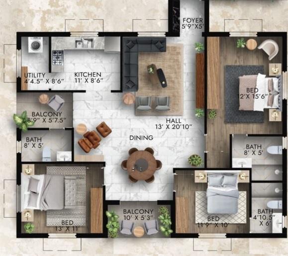 Rams Lalith Ananth - Floor Plan