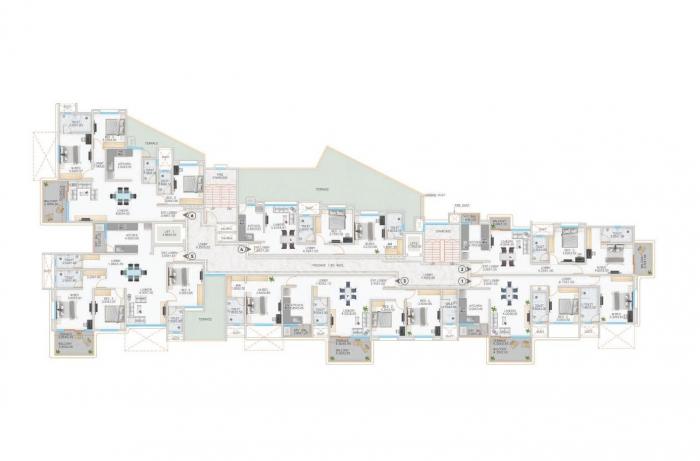 Dorabjee Heights - Master Plan
