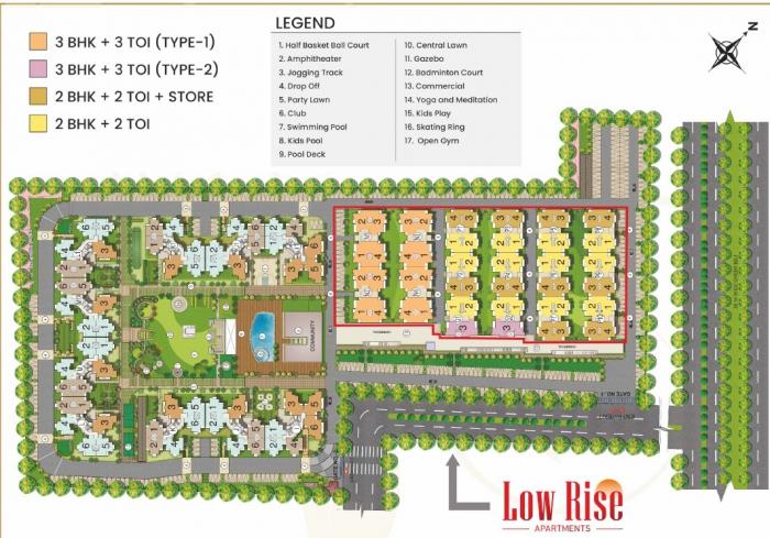 Nimbus The Express Park View II Low Rise Apartments - Master Plan