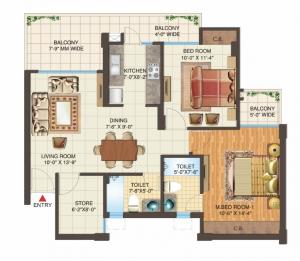 Nimbus The Express Park View II Low Rise Apartments - Floor plan