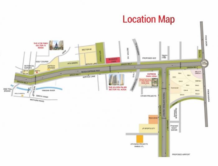 Nimbus The Express Park View II Low Rise Apartments - Locality