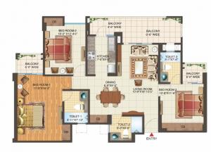 Nimbus The Express Park View II Low Rise Apartments - Floor plan