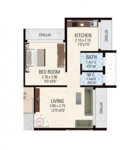 Baba Residency - Floor plan