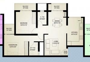 City AAdhya - Floor plan
