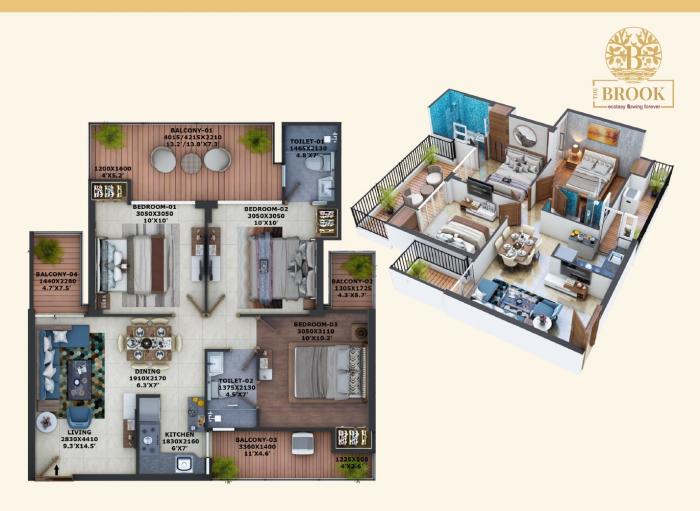 The Brook Phase 1 - Floor Plan