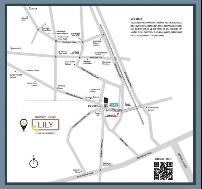 Vyapti Vandemataram Mahadev Lily - Locality