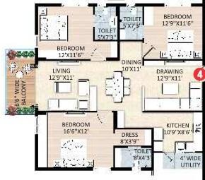 Udaya River View - Floor Plan