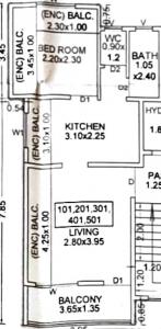 Sai Sparsh - Floor plan