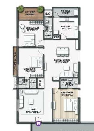 KVR Luxe - Floor Plan