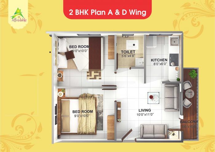 Sai Pride Homes - Floor Plan