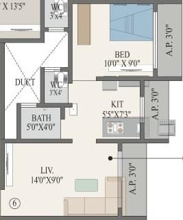 Supreme Crystal Heights - Floor Plan