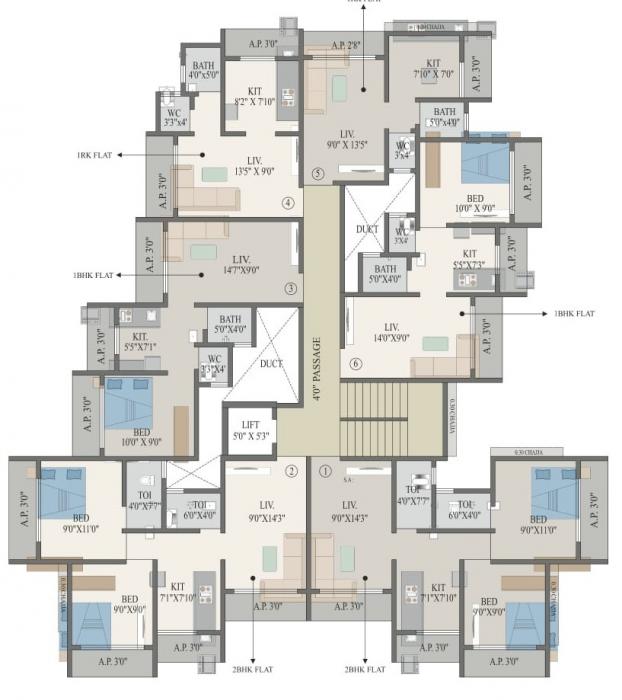 Supreme Crystal Heights - Master Plan