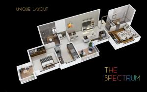 Futuristic The Spectrum - Floor plan