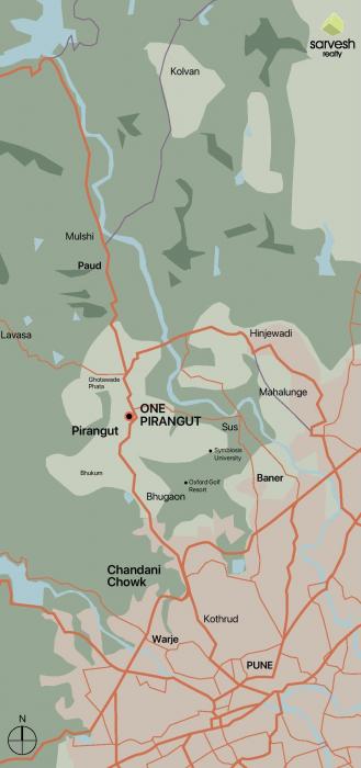 One Pirangut - Locality