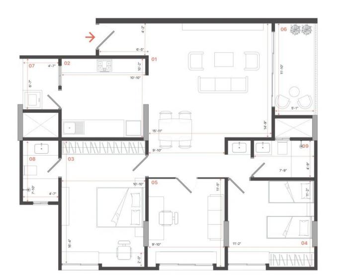 One Pirangut - Floor Plan