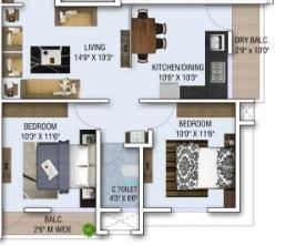 Yash Emerald - Floor Plan