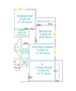 Vijay Yashoda Pride - Floor plan