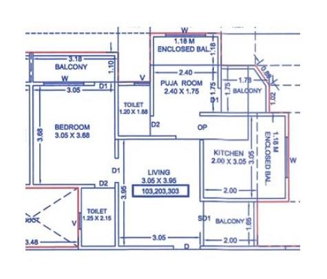 Sai Swami Classic - Floor Plan