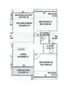 Skyway Parvati - Floor plan