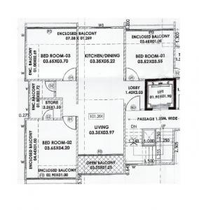 Skyway Parvati - Floor plan
