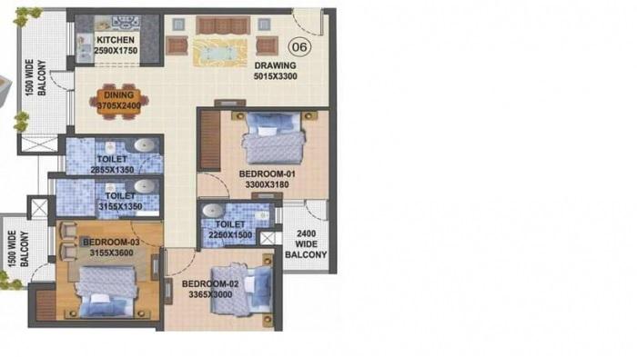 Balaji Landmark - Floor Plan