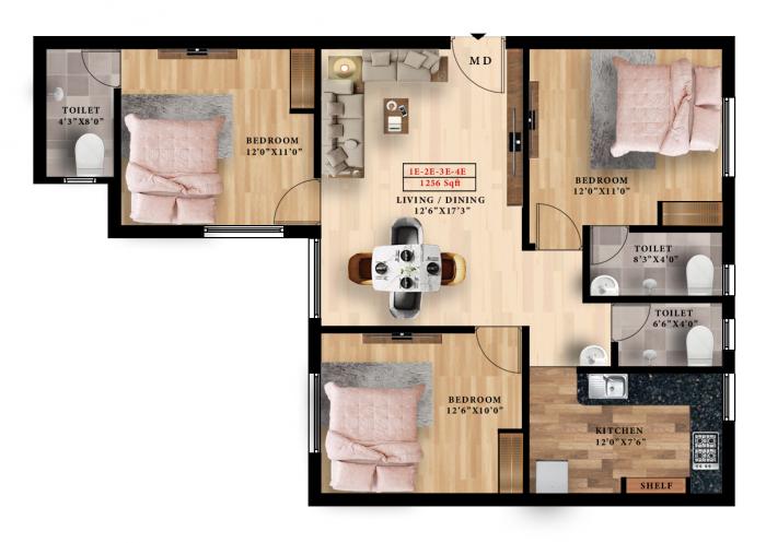 ATH Crown - Floor Plan