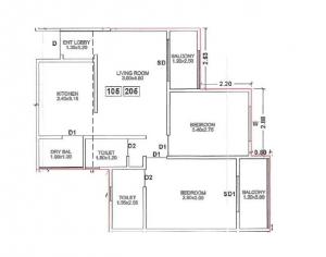 Ekvira Lotus Plaza - Floor plan