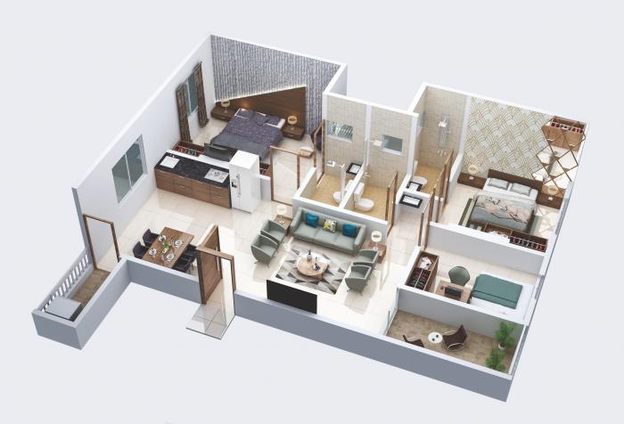 Pashankar Petals - Floor Plan