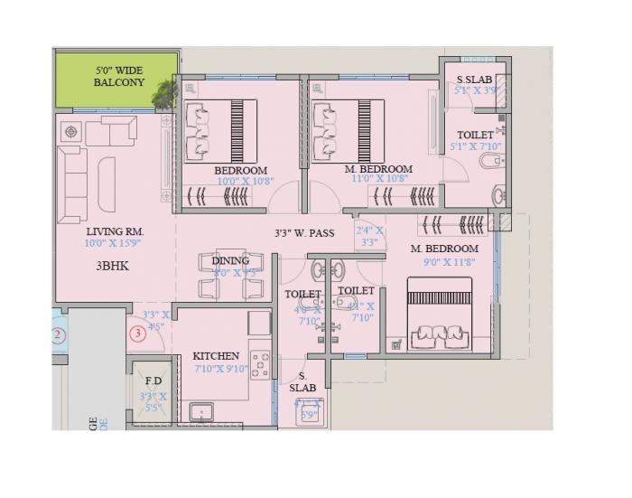 Mount Casa - Floor Plan