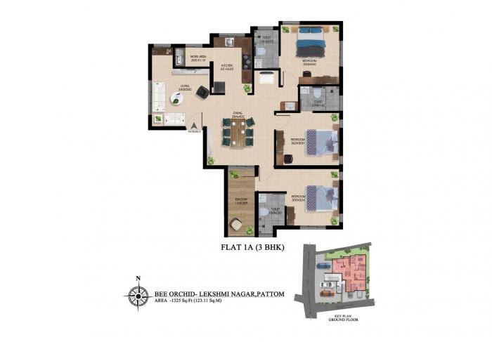 Pixel Bee Orchid - Floor Plan