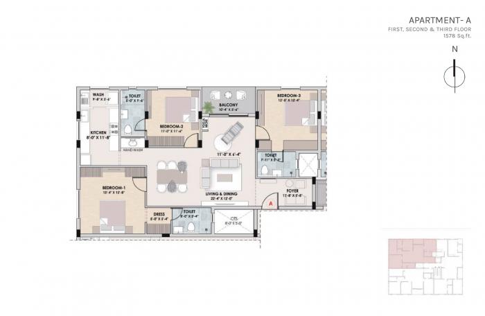 Interspace Tulsi - Floor Plan