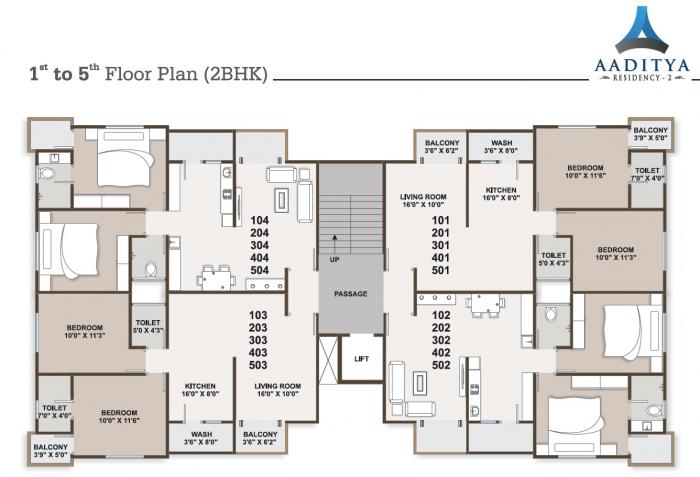 Aaditya Residency 2 - Master Plan