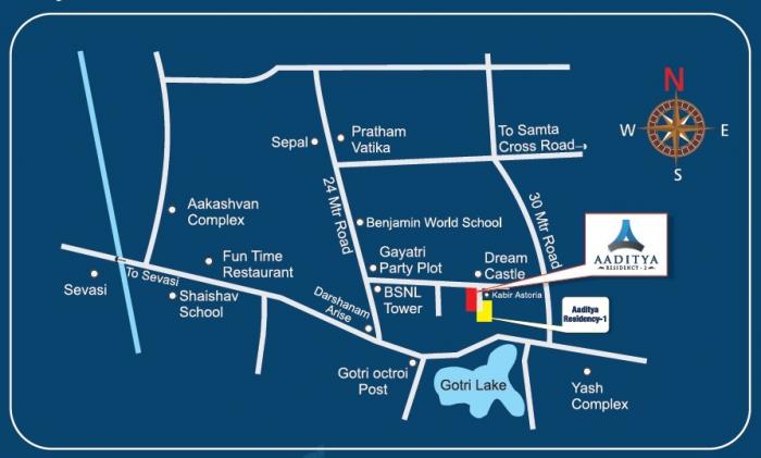 Aaditya Residency 2 - Locality