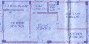 Riddhima Apartment - Floor plan