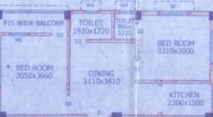 Riddhima Apartment - Floor plan